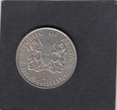 Beschrijving: 1 Shilling KENYATTA 